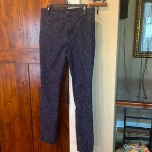 NYMJ leggings in dark blue. Size 6